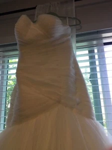 Mori Lee By Madeline Gardner NEW Strapless MermaidWedding Gown Ivory Size 20 - Picture 1 of 16