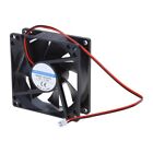1PC for 12V 2Pin USB Connector Notebook CPU Exhaust Cooling Fan 80x80x25mm