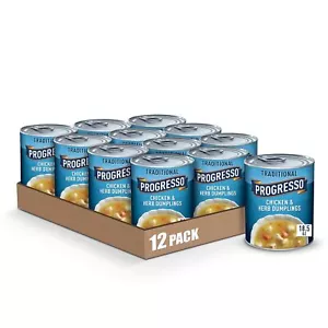 Progresso Huhn Kräuter Knödel Suppe 12er Pack 18,5 Unzen Dosen - Bild 1 von 5