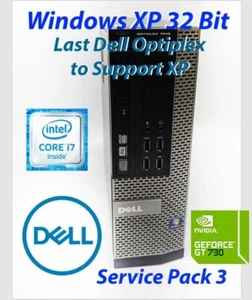 Windows XP PRO - Dell OptiPlex 7010 SFF i7 -NVIDIA- NEW 512GB SSD - RETRO GAMING - Picture 1 of 8