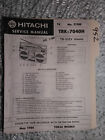 Hitachi trk-7040 h service manual original repair book stereo boombox radio