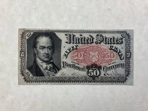 ~ US FRACTIONAL CURRENCY 50 CENTS FIFTH 5TH ISSUE - CRAWFORD - FR 1381 - Picture 1 of 2