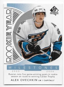 17/18 SP AUTHENTIC ROOKIE YEAR MILESTONES Hockey (#RYMAE-RYMWG) U-Pick From List - Picture 1 of 28