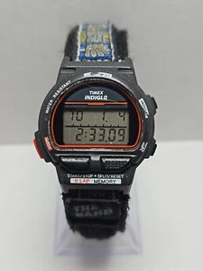 1994 Vintage Timex Ironman Triathlon 8 Lap 50M Chronograph Alarm New Battery - Picture 1 of 9