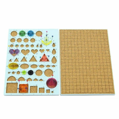 Paper Quilling Board Plastic Quilling Design Cork Backed Board 150x210mm - image 1 of 4