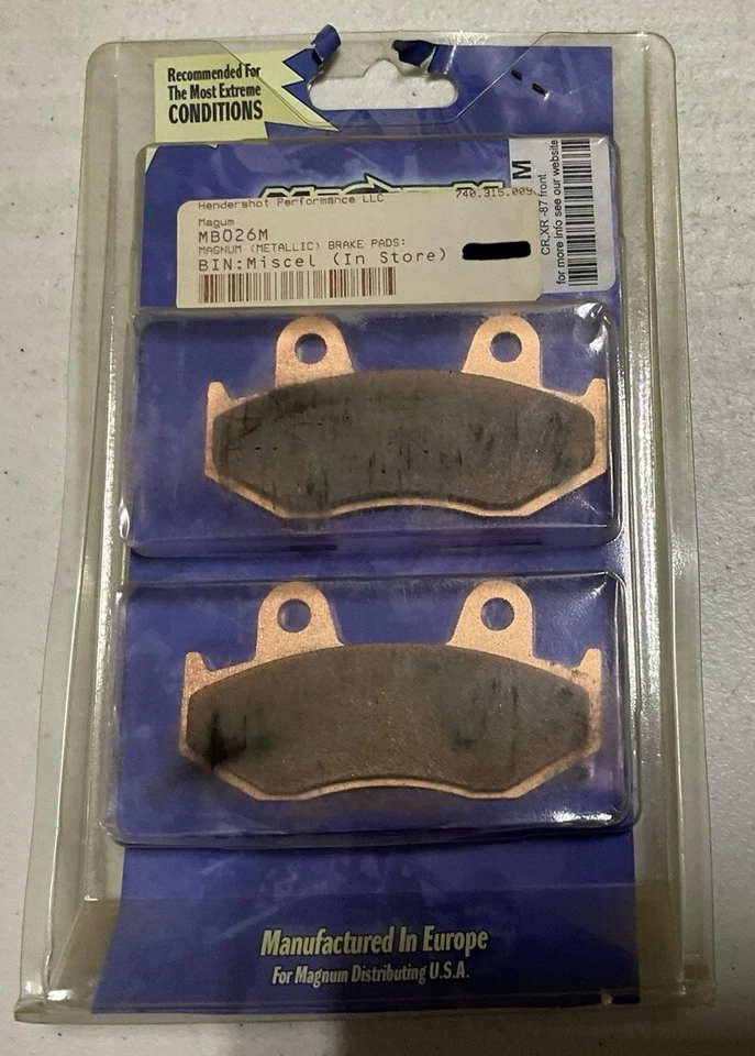 MB026M, Magnum Full Metallic Brake Pads - Изображение 1 из 1