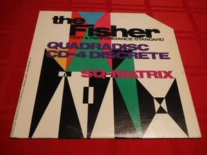 Fisher Test & Performance Standard Quadradisc 1974 LP Enoch Light Tony Mottola - Imagen 1 de 8