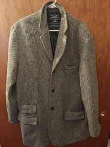 Steve & Barrys The Woolly Mammoth Black & White Peacoat Mens XL LOOKS NEW - Picture 1 of 3