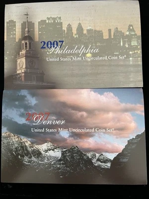 2007 U.S. Uncirculated Mint Set * P & D * 28 Piece Set * - Image 1 of 4