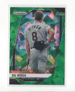 2025 Panini Prizm Green Cracked Ice Prizms #123 Cal Ripken Orioles - Bild 1 von 2