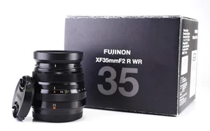 Fujifilm XF 35mm F2 R WR Fujinon Aspherical Fuji Prime Lens F&R Cap & Hood Boxed - Picture 1 of 17