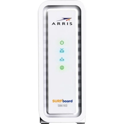ARRIS SB6183 Cable Modem DOCSIS 3.0 16x4 Gigabit 1 Gbps Port 400 Mbps Max Speed - Image 1 of 4