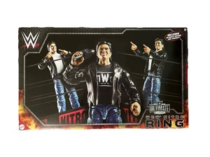 WCW Nitro Wrestling Ring Playset w/ Eric Bischoff Ultimate Edition Mattel New - Picture 1 of 11