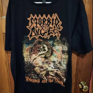 Camicia Vintage Morbid Angel Blessed Are The Sick Manica Corta Colore Nero KV37375 - Foto 1 di 2