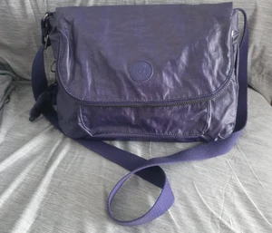 Kipling Garan Bag in Lacquer DR Blue With Julie Monkey - Picture 1 of 8