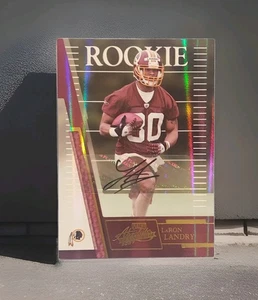 2007 Playoff Absolute Memorabilia Rookie /349 LaRon Landry Rookie Auto Redskins - Bild 1 von 3