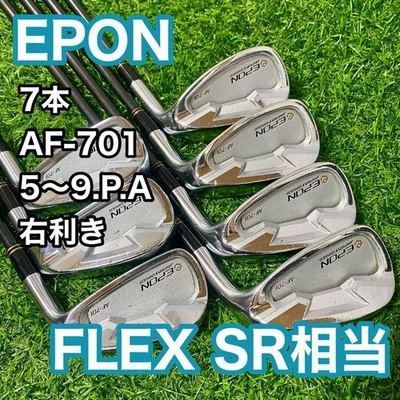 Epon AF-701 Irons #5-9,Pw,Aw(7Clubs)/MachLine601/Flex:Stiff Regular - Image 1 of 4