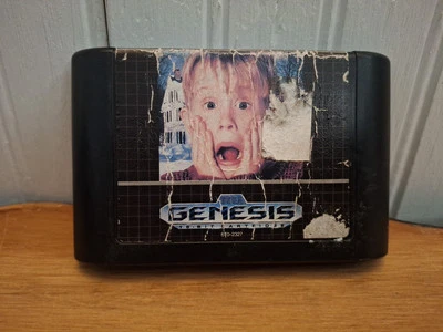 Home Alone (Sega Genesis, 1992) Tested Working Bad Label See Photos  - Image 1 of 4