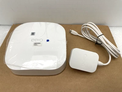 EERO Pro 6 K010001 Tri-Band Wi-Fi 6 Mesh Wi-Fi System Tested 1 Gbps 1000 Mbps - Image 1 of 4