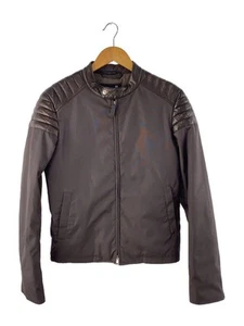 GUCCI Other Leather Yoke Switchable Padded Jacket 44 Polyester Brown 244088 - Picture 1 of 6