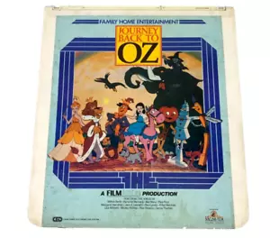 Vintage 1983 Journey Back to OZ CED Videodisc MGM UA Home Video Milton Berle - Picture 1 of 3