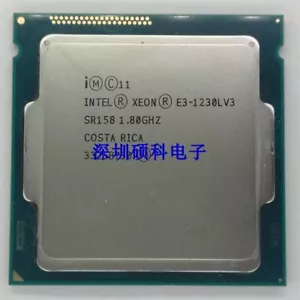 Intel Xeon E3-1230L V3 1.8GHz Quad Core LGA1150 SR158 25W CPU Processor - Picture 1 of 1