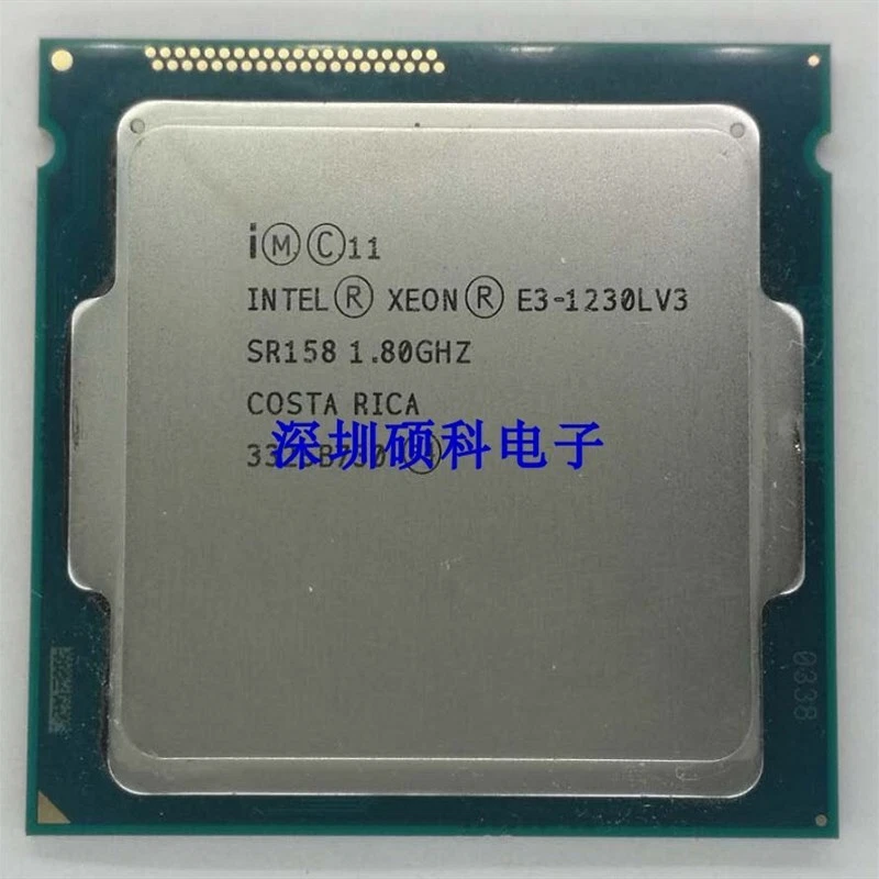 Intel Xeon E3-1230L V3 1.8GHz Quad Core LGA1150 SR158 25W CPU Processor - Image 1 of 1
