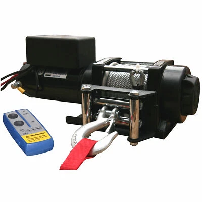 Elektrische ATV Quad Seilwinde Winde 12V 4000 Lbs Quadwinde Funkfernbedienung - Bild 1 von 2