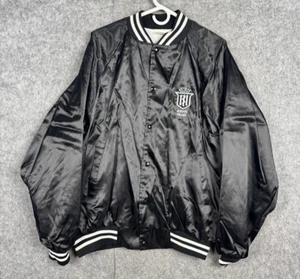 Vintage Auburn Sportswear Jacket Men's XL Black SERVITE FRIARS CATHOLICS USA - Picture 1 of 10