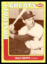 1991 SWELL BASEBALL GREATS -  #111 WALT DROPO BOSTON RED SOX