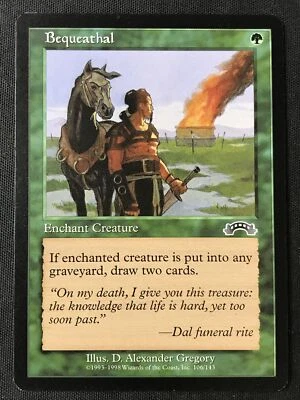 MTG MTG Exodus #106 Bequeathal LP - Image 1 of 2