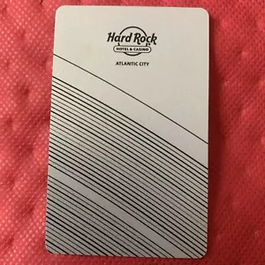 Hard Rock Hotel & Casino Silver Room Key Card, Atlantic City Small Logo - Picture 1 of 2