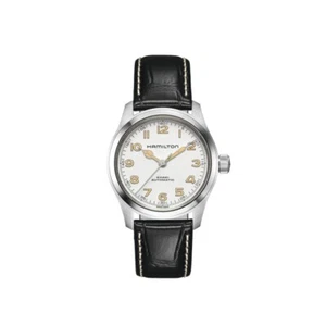 NEW HAMILTON KHAKI FIELD 38MM WHITE DIAL AUTOMATIC INTERSTELLAR MURPH H70405710 - Picture 1 of 1
