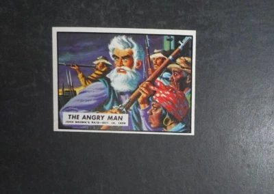 1962 CIVIL WAR NEWS CARD #1  THE ANGRY MAN  TOPPS  *CLEAN CRISP NEAR MINT* - Image 1 of 2