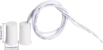 RC-33A NO Recessed Wired Security Door Contact Sensor Alarm Magnetic Switch 5Pcs - Image 1 of 4