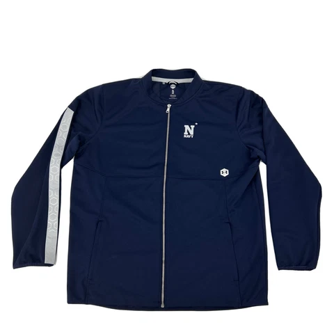 Men's Under Armour Full Zip Jacket Blue XL US Navy Naval Academy Midshipmen Cover