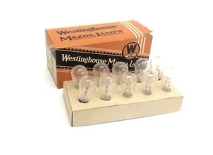 Westinghouse Mazda Lamps 6 Watt 18 Volt Clear Lamp bulbs 10 pc. with Box - Picture 1 of 3