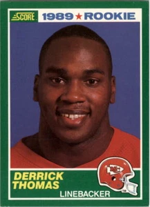 1989 Score #258 Derrick Thomas RC Chiefs Rookie Card - NM-MT - Picture 1 of 1