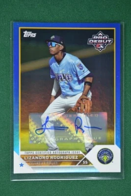 Lizandro Rodriguez  2023 Topps Pro Debut  Blue Foil /150 Royals #PD-92 - Image 1 of 2