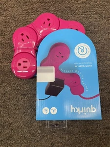 Quirky Pivot Power Flexible and Adjustable 4 Outlet Surge Protector Strip 2feet - Picture 1 of 2