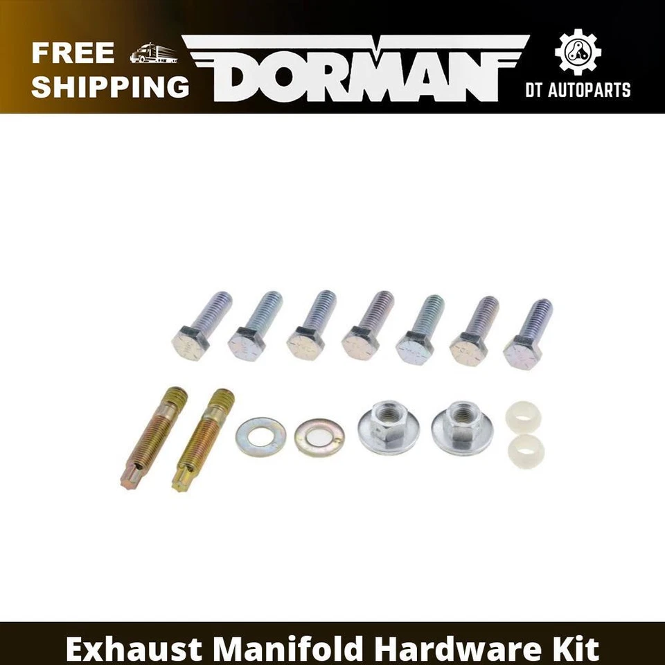 Kit de herrajes colector de escape para Jeep Wrangler Dorman 1987-1995 1988 1989 1990 Foto 1 de 4