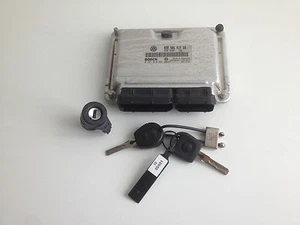 SE Ibiza Motorsteuergerät Motor Steuergerät 038906019DQ Schloss Funk Schlüssel - Bild 1 von 9