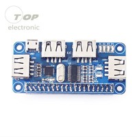 4 Port USB HUB HAT Expansion Board for Raspberry Pi 3 Model B /Zero V1,3/Zero W