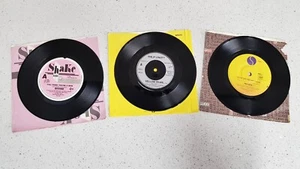 3 x 7" Vinyl Records Divine YOU THINK YOU'RE A MAN, Philip Lynott YELLOW PEARL - Picture 1 of 13