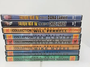 DVD SNL "Best Of" Pack 8 Cases ©1999-2007 Carvey, Farley, Farrell, Sandler, Etc - Imagen 1 de 4