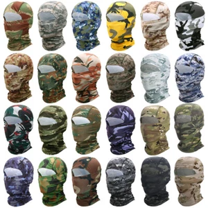 Camo Balaclava Full Face Mask UV Protection Tactical Shiesty Mask for Men Women - Picture 1 of 51