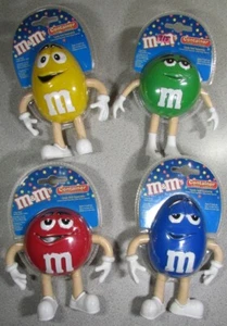 4 Stück Neu in Verpackung 2002 M&M M&M Mars A. ARONSON Sammlerstück Süßigkeitenspender Behälter - Bild 1 von 4