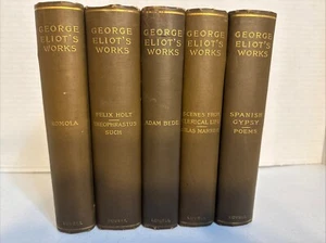 George Eliot's Works Lot of 5 Published by Lovell HC circa 1890 - Bild 1 von 22