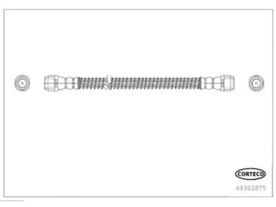 For 2006-2012 Porsche Cayman Brake Hose Front 54134GPSM 2007 2008 2009 2010 2011 - Изображение 1 из 2