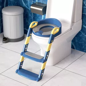 Toilettentrainer Klositz Toilettensitz mit Treppe Kinder WC Sitz mit Leiter - Bild 1 von 13